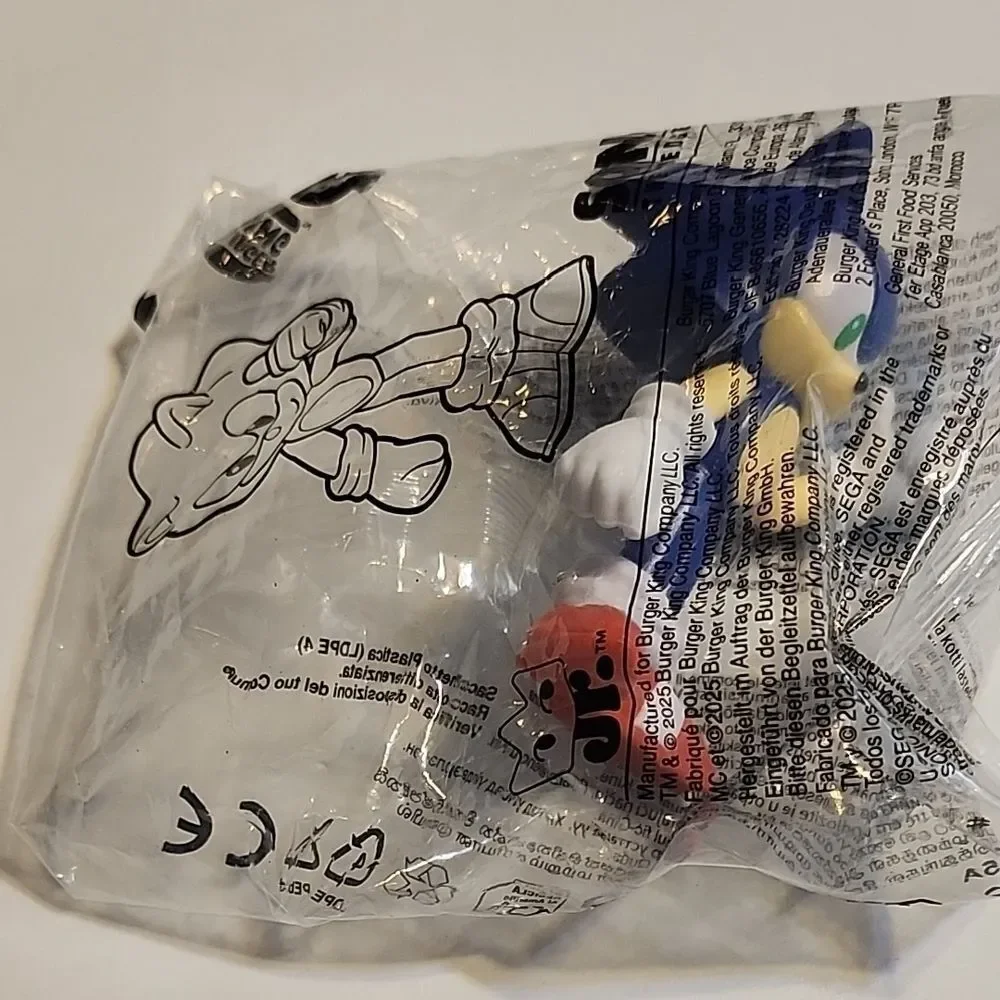 Blue and Red Sonic the Hedgehog Toy